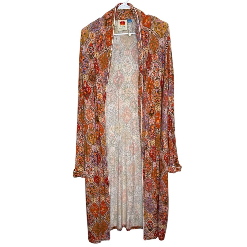 Anthropologie Vibrant Bohemian Robe